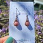 Copper 'Dew Drop' Earrings - Thulite