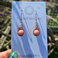 Copper 'Dew Drop' Earrings - Thulite