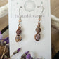 Copper 'Alchemy' Earrings - Indian Agate