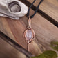 Rose Quartz and Copper Necklace