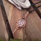 Rose Quartz and Copper Necklace