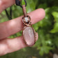 Rose Quartz, Opal and Copper Necklace