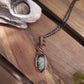 African Turquoise and Copper Necklace