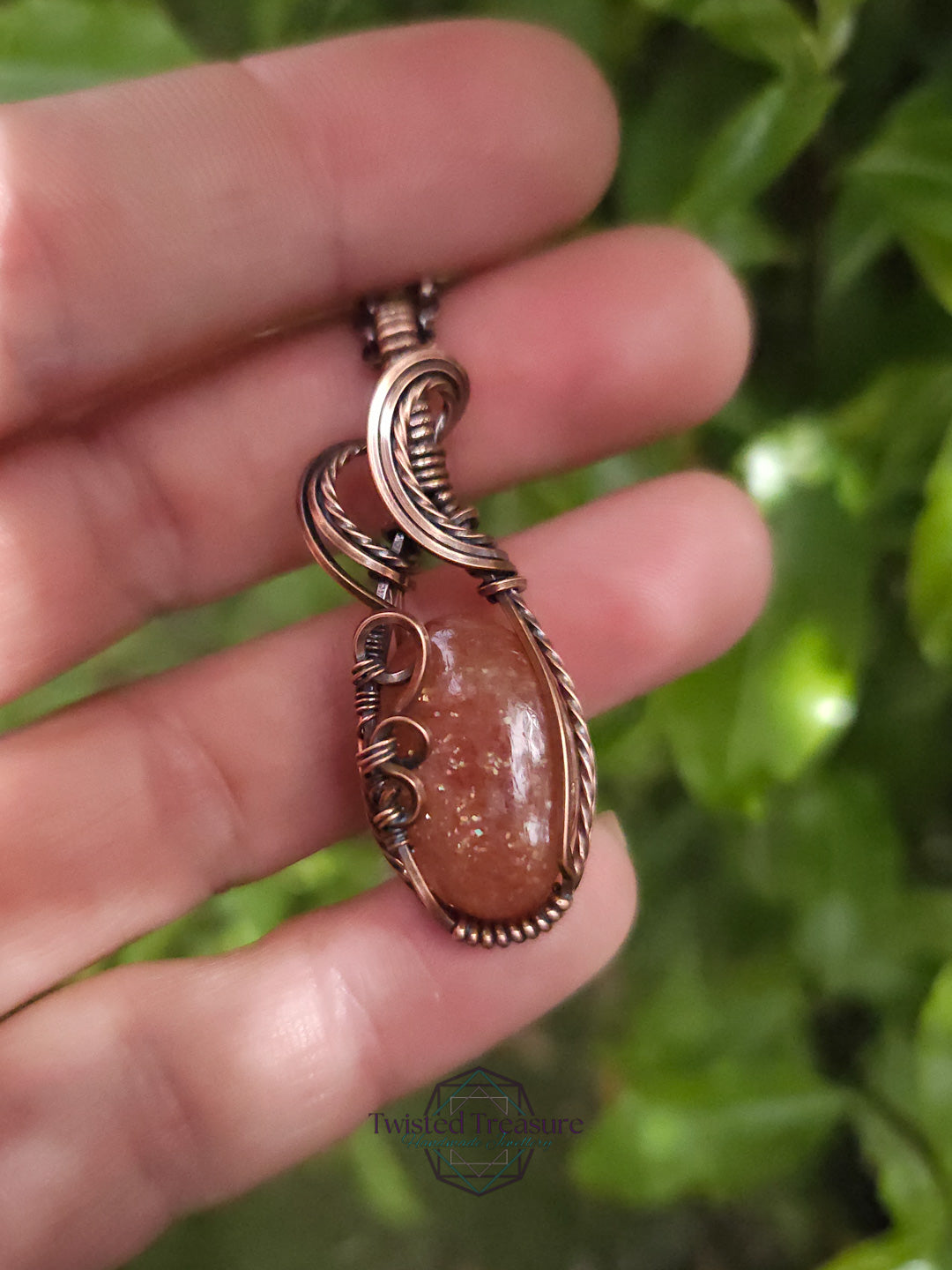 Sunstone and Copper Necklace