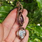 Moonstone, Amethyst and Copper Necklace