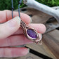 Amethyst Copper Necklace