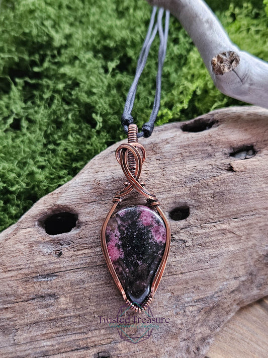 Rhodonite Copper Necklace
