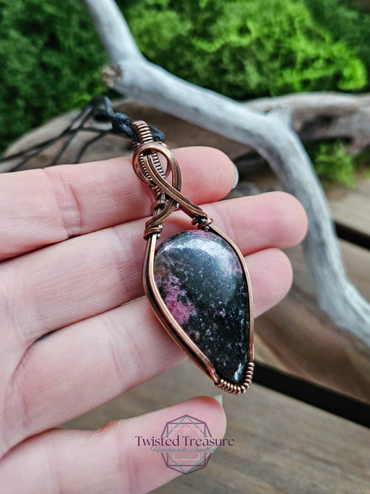 Rhodonite Copper Necklace