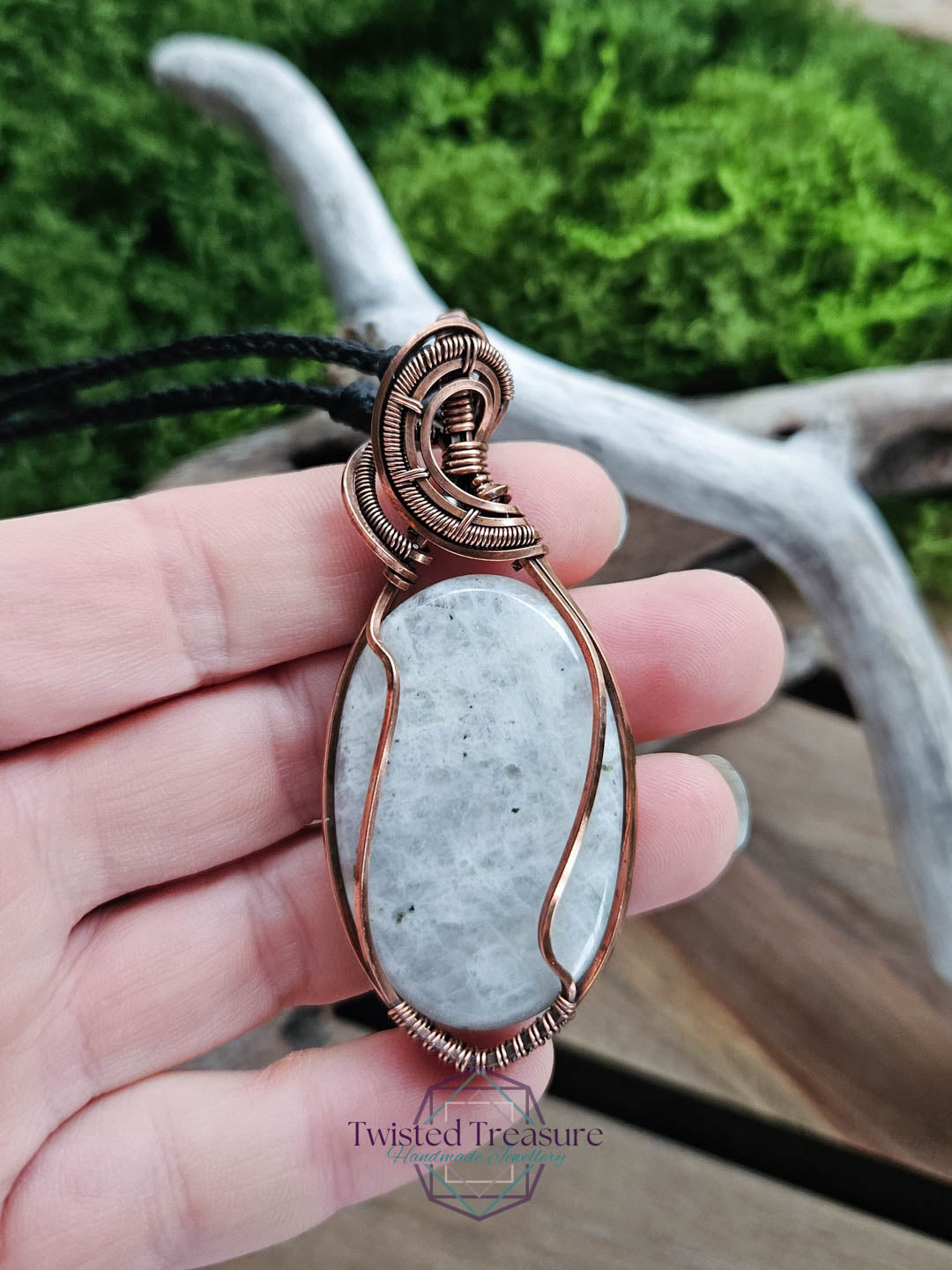 Moonstone Copper Necklace