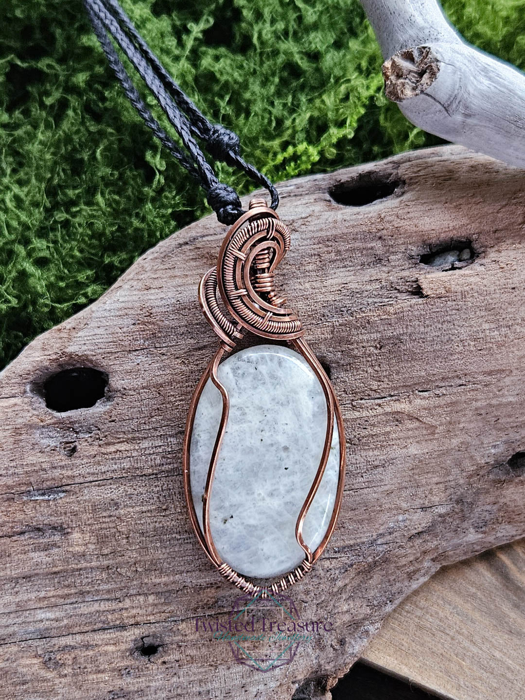 Moonstone Copper Necklace