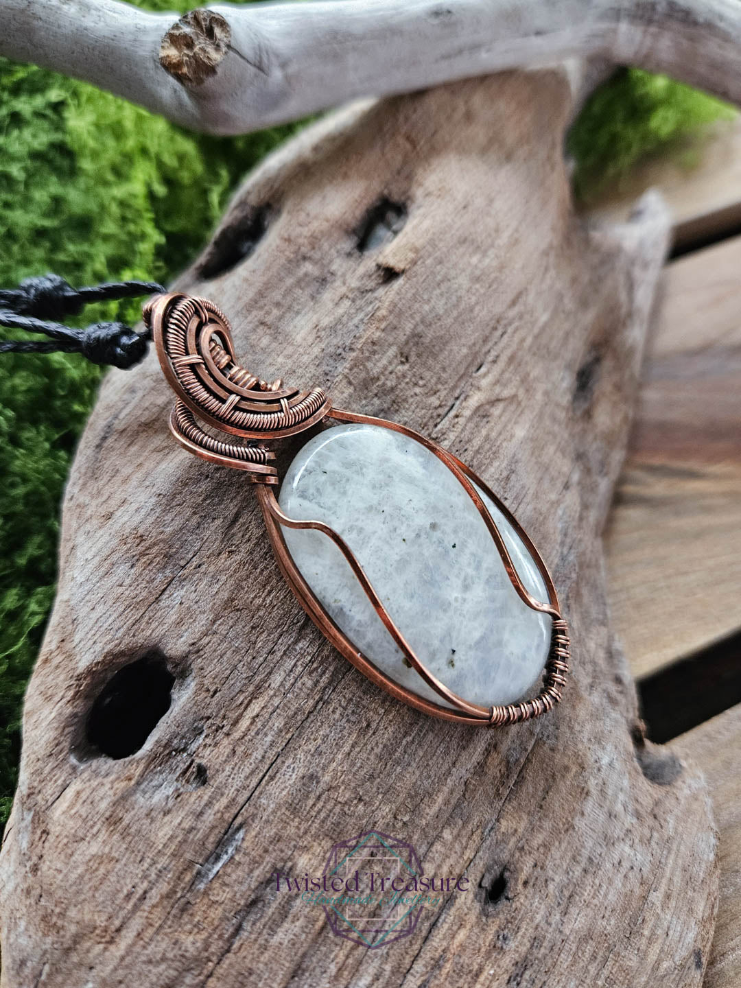 Moonstone Copper Necklace