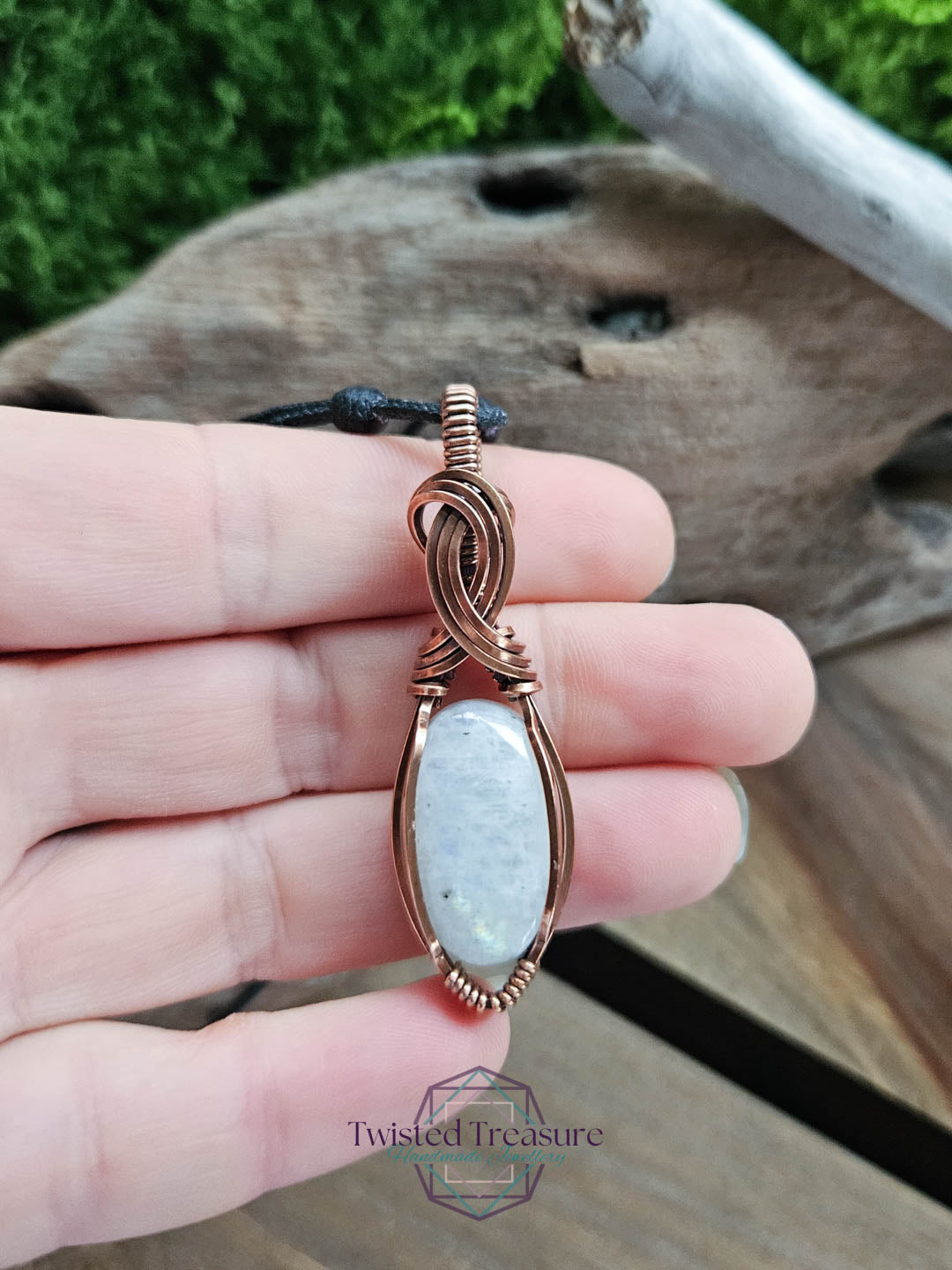 Moonstone Copper Necklace