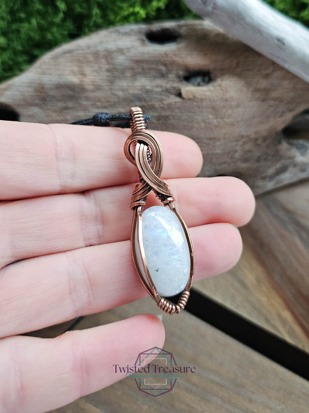 Moonstone Copper Necklace