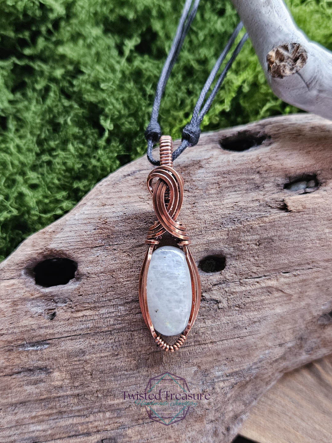 Moonstone Copper Necklace
