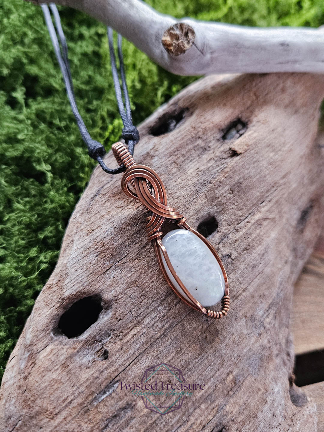 Moonstone Copper Necklace