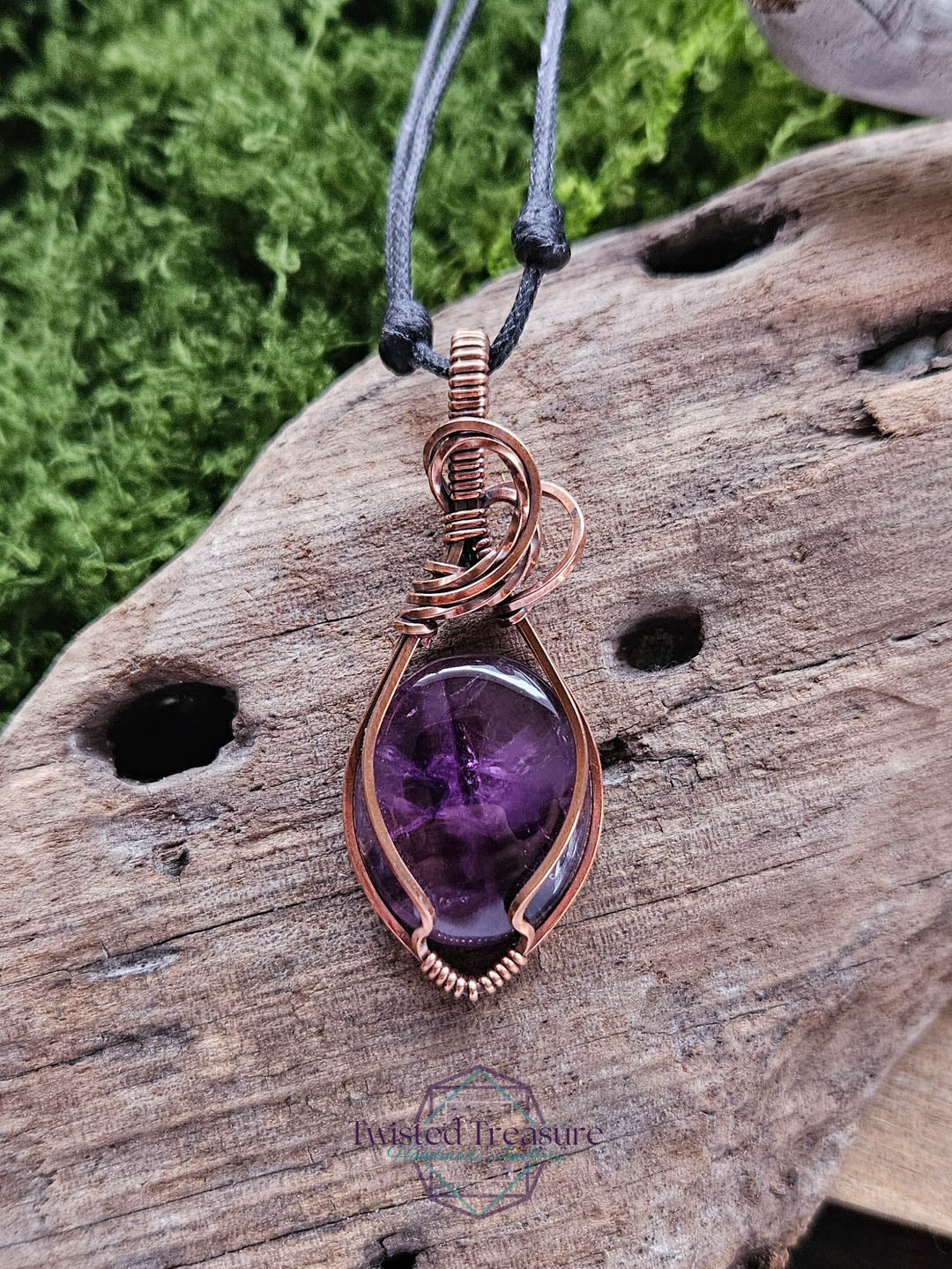 Amethyst Copper Necklace