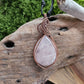 Rose Quartz and Copper Necklace