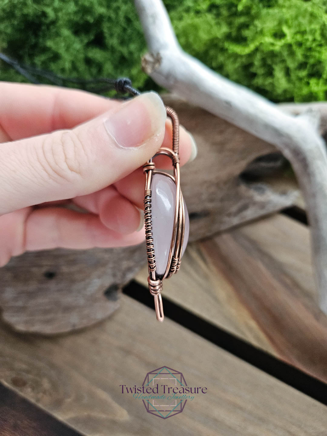 Rose Quartz Copper Necklace