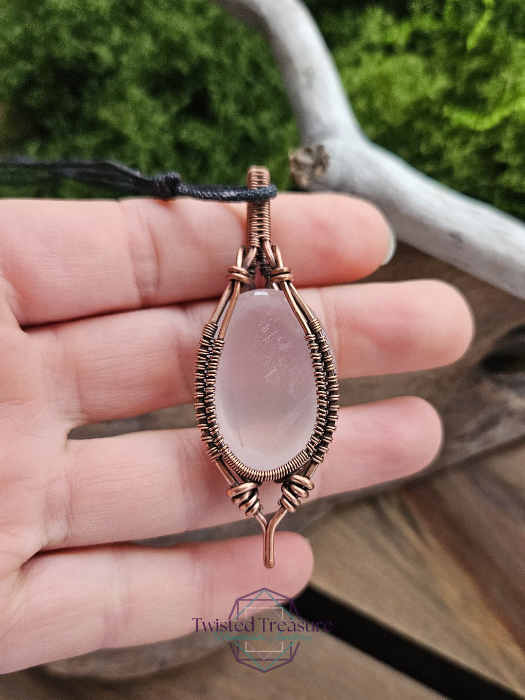 Rose Quartz Copper Necklace