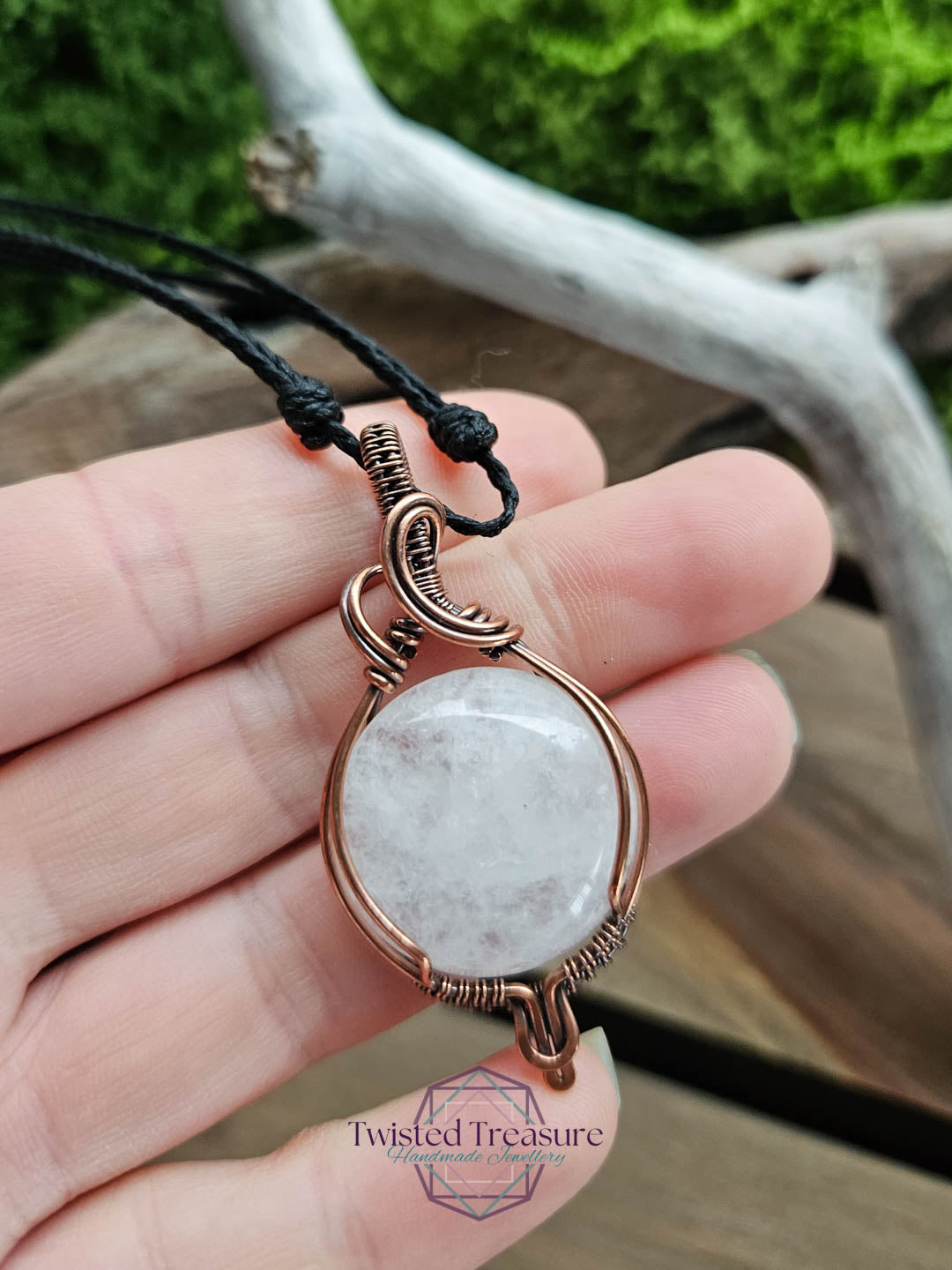 Quartz Copper Necklace