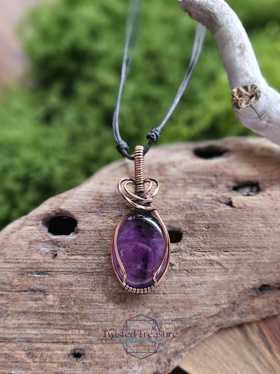 Amethyst Copper Necklace