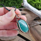 Mtorolite - Chrome Chalcedony Copper Necklace