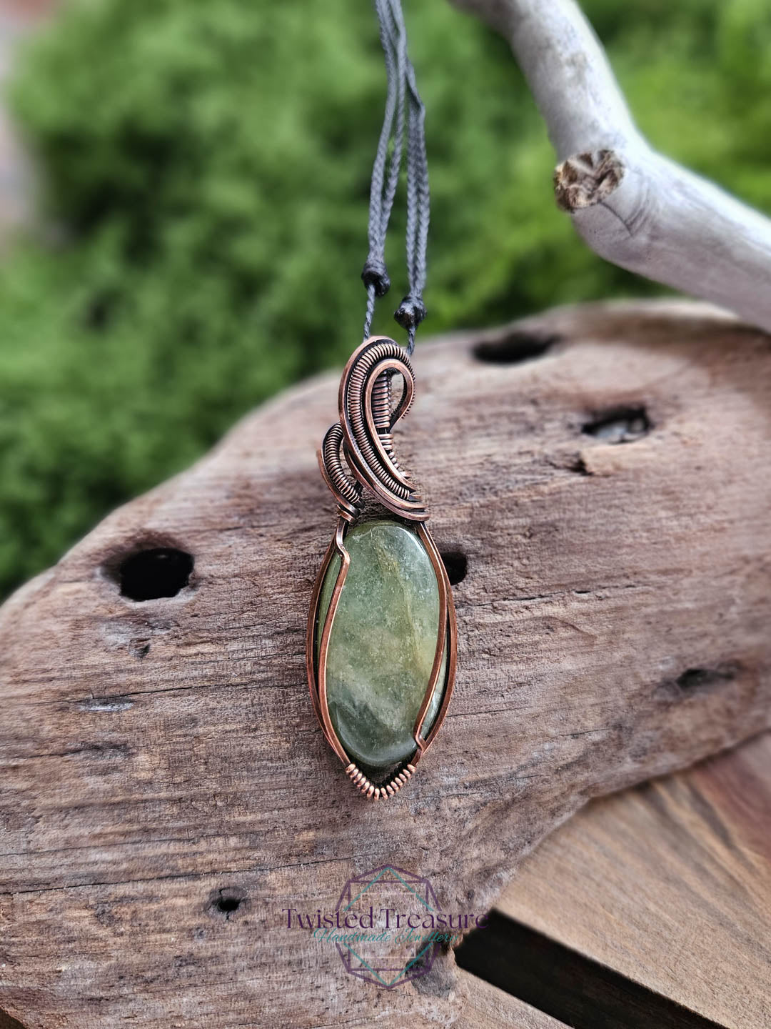 Aquamarine Copper Necklace