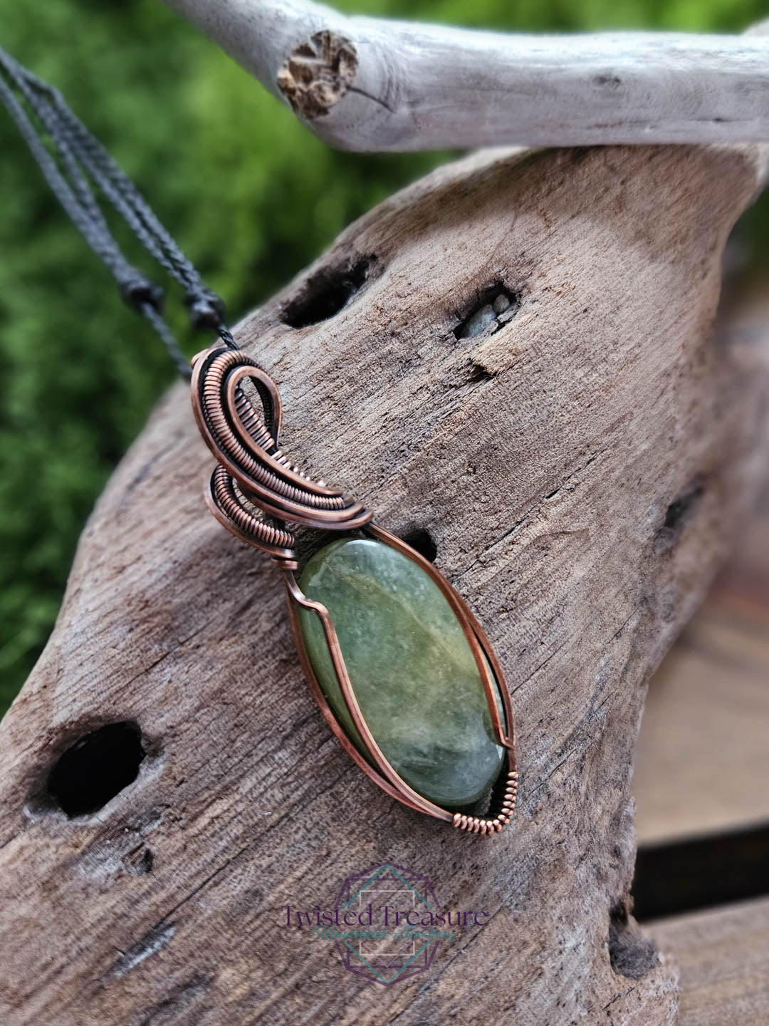 Aquamarine Copper Necklace