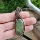 Aquamarine Copper Necklace