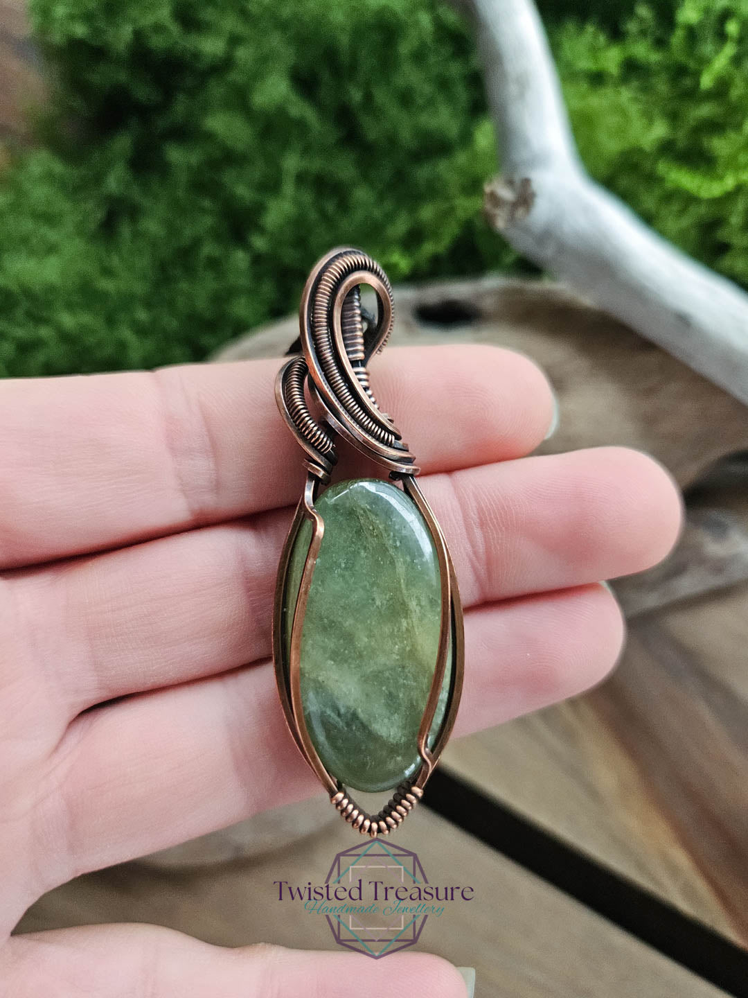 Aquamarine Copper Necklace