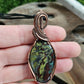 Dragon Blood Jasper Copper Necklace