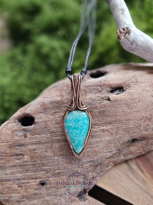 Amazonite Copper Necklace