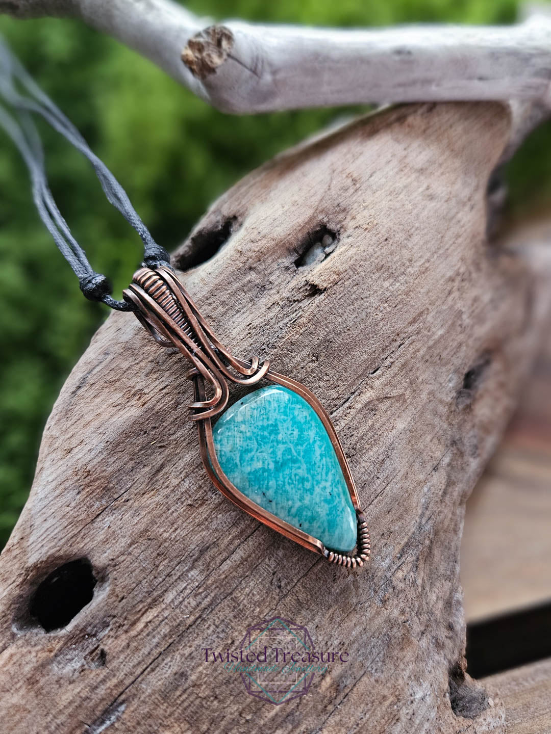 Amazonite Copper Necklace