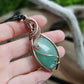 Green Aventurine Copper Necklace