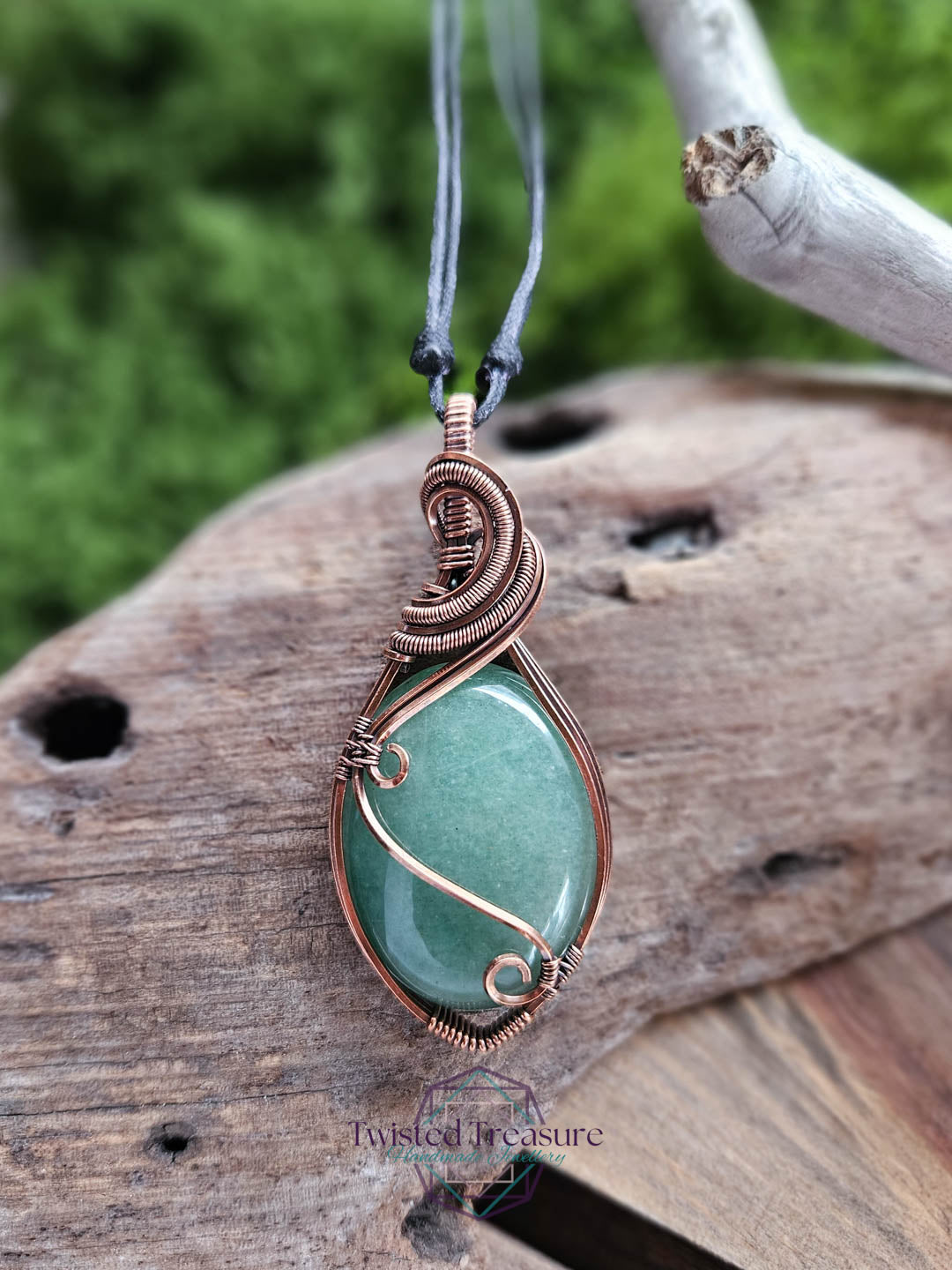 Green Aventurine Copper Necklace