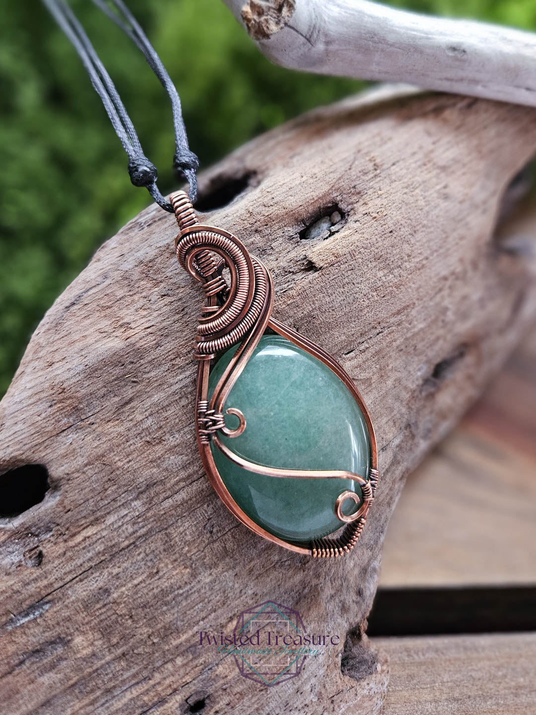 Green Aventurine Copper Necklace
