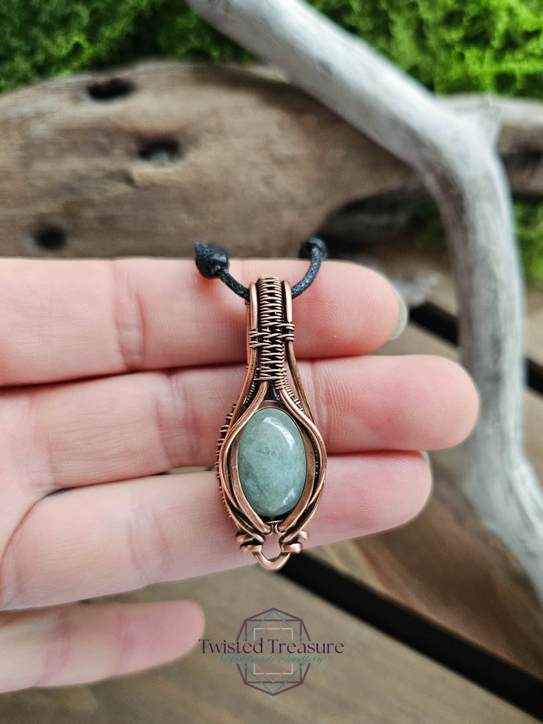 Aquamarine Copper Necklace