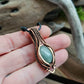 Aquamarine Copper Necklace
