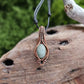 Aquamarine Copper Necklace