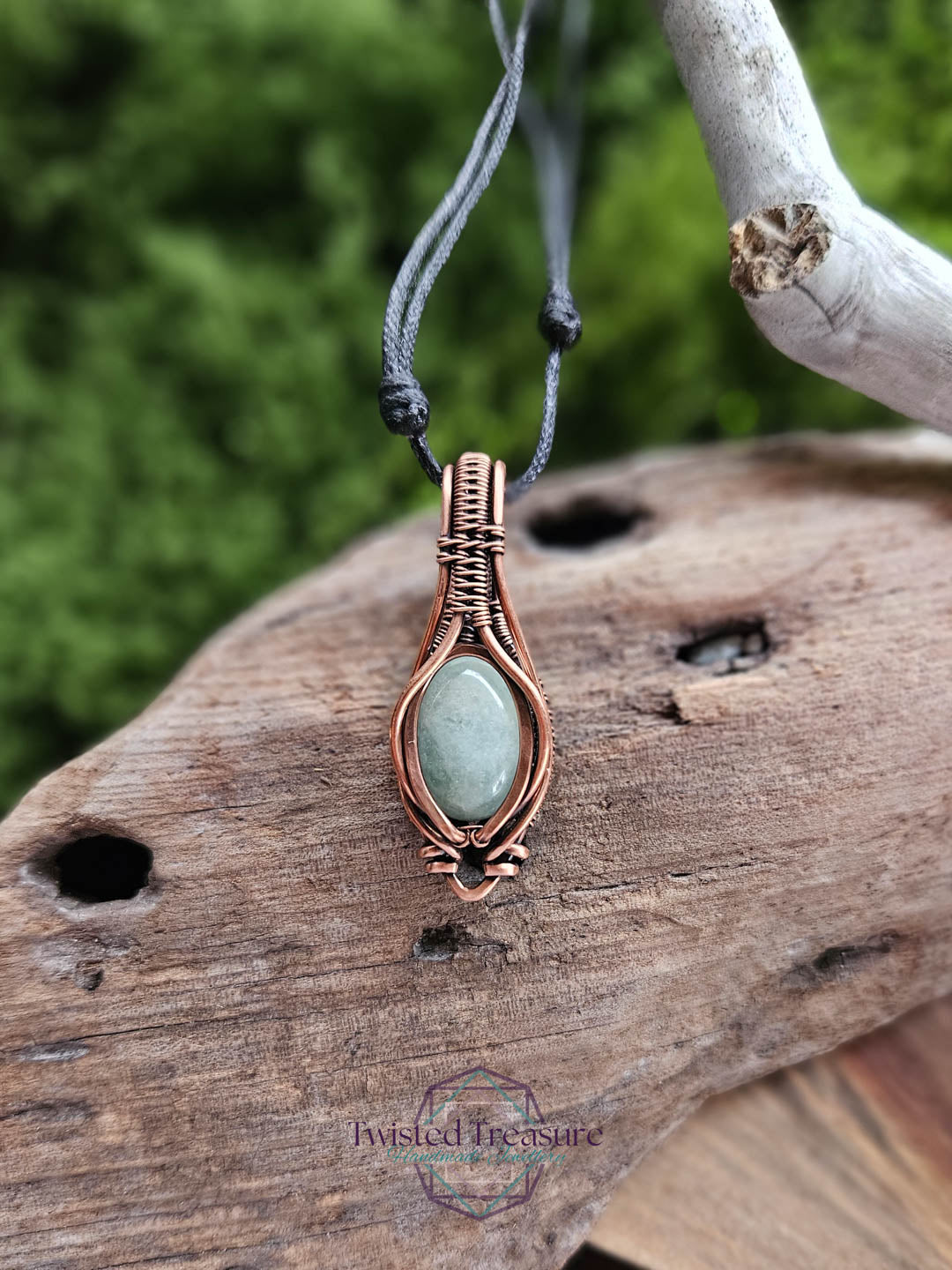 Aquamarine Copper Necklace