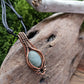 Aquamarine Copper Necklace