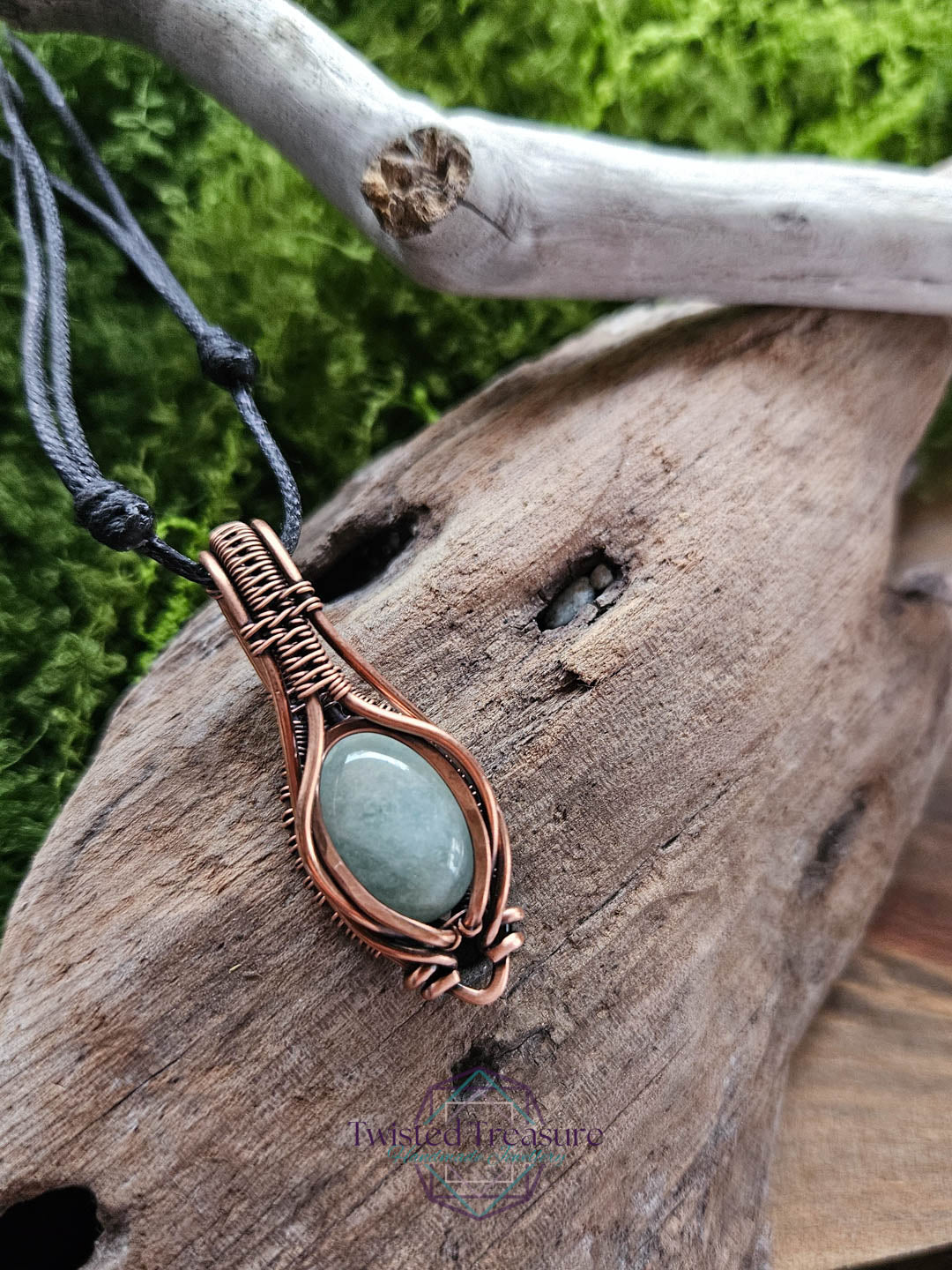 Aquamarine Copper Necklace