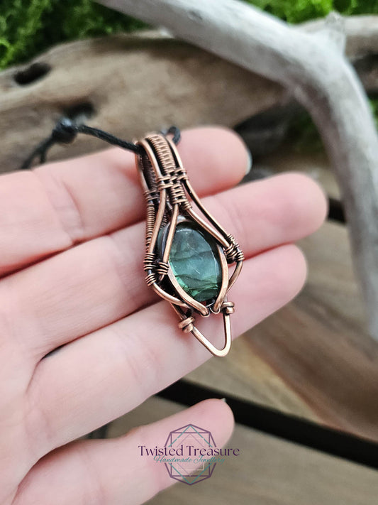 Labradorite Copper Necklace