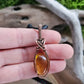 Amber Copper Necklace