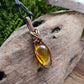 Amber Copper Necklace