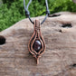 Garnet Copper Necklace