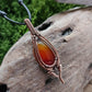 Carnelian Agate Copper Necklace