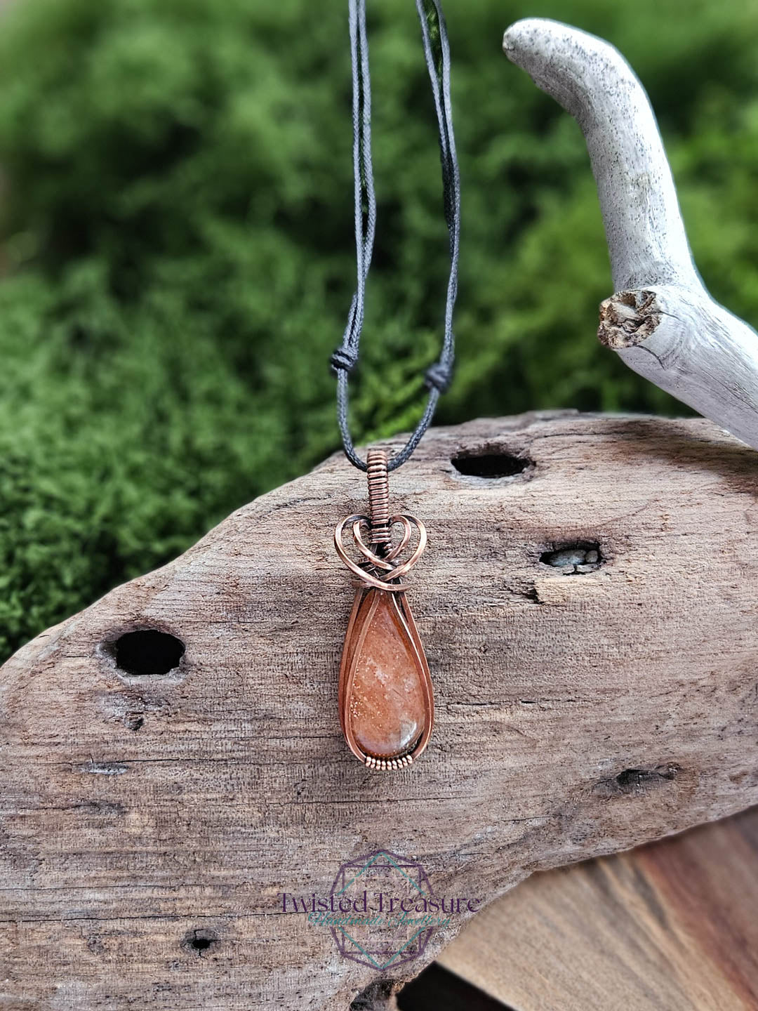 Sunstone Copper Necklace