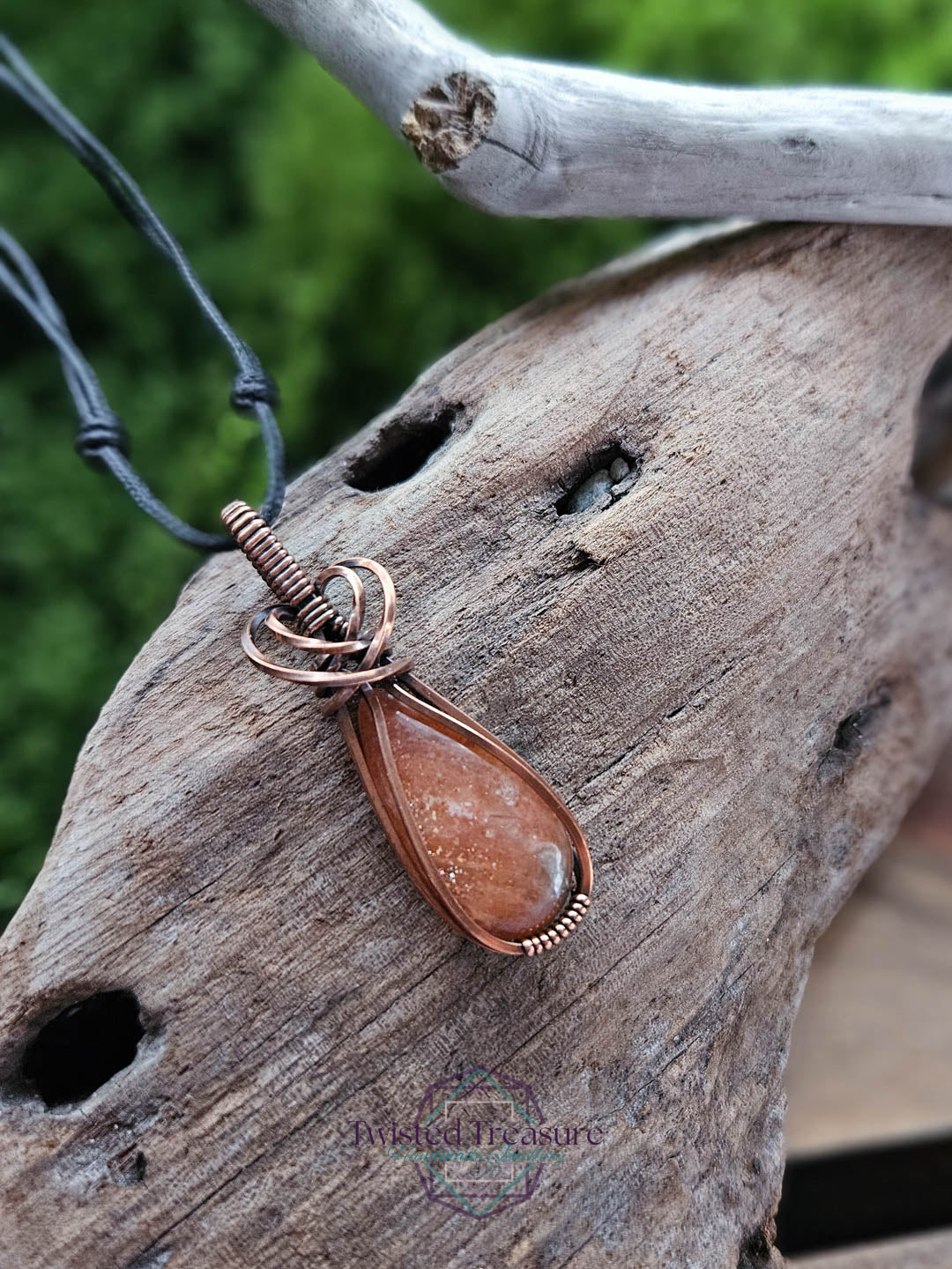 Sunstone Copper Necklace
