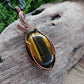Tiger's Eye and Copper Necklace